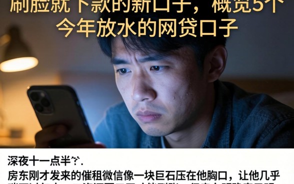 刷脸就下款的新口子，概览5个今年放水的网贷口子