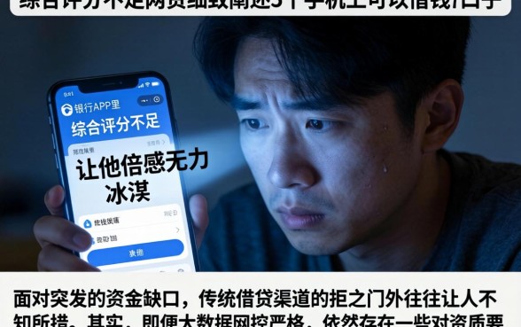 综合评分不足的网贷，细致阐述5个手机上可以借钱的口子