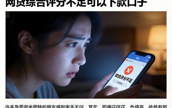 网贷综合评分不足可以下款的口子，详细阐述五个对征信宽松的网贷软件