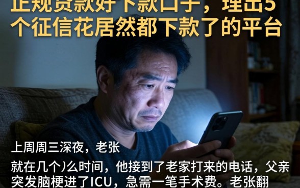 正规贷款好下款的口子，理出5个征信花居然都下款了的平台