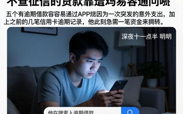 不查征信的贷款靠谱吗，详尽说明五个有逾期借款容易通过的app