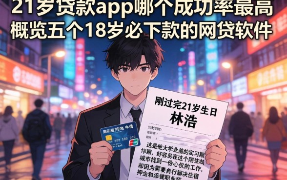 21岁贷款app哪个成功率最高，概览五个18岁必下款的网贷软件
