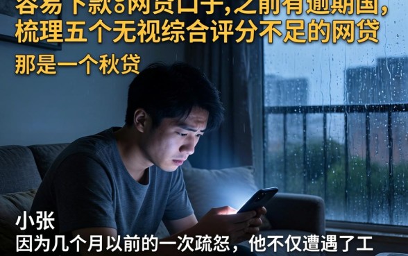 容易下款的网贷口子 之前有逾期国,梳理五个无视综合评分不足的网贷
