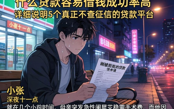 什么贷款容易借钱成功率高，详尽说明5个真正不查征信的贷款平台
