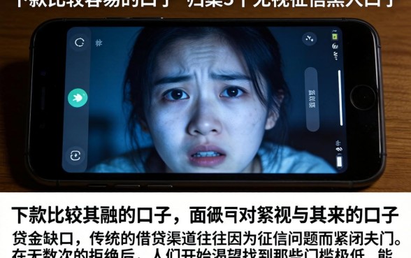 下款比较容易的口子，归集5个无视征信黑户口子