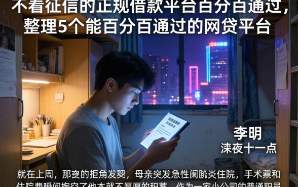不看征信的正规借款平台百分百通过，整理5个能百分百通过的网贷平台