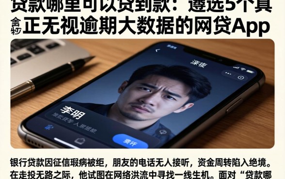 贷款哪里可以贷到款，遴选5个真正无视逾期大数据的网贷app