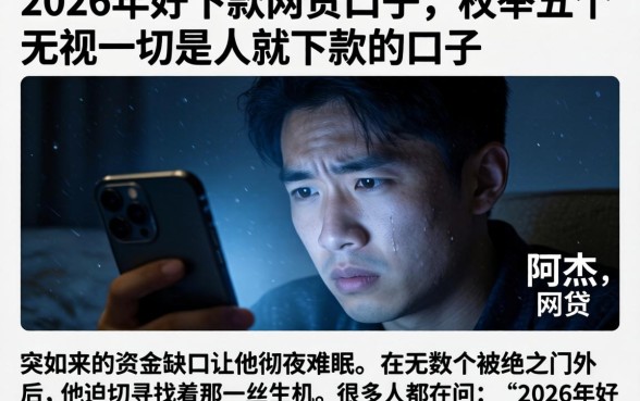 2026年好下款的网贷口子,枚举五个无视一切是人就下款的口子