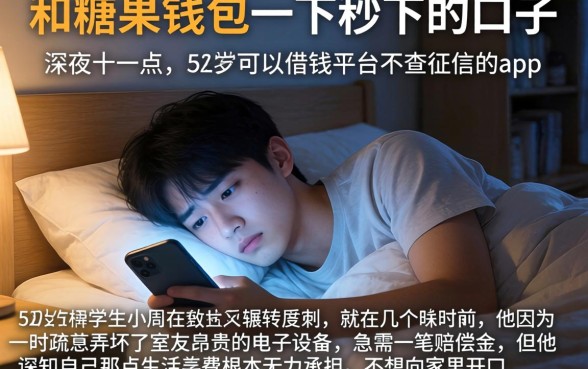 和糖果钱包一下秒下的口子，概括5个20岁可以借钱平台不查征信的app