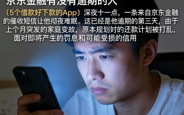 京东金融有没有逾期的人，详细阐述5个借款好下款的app