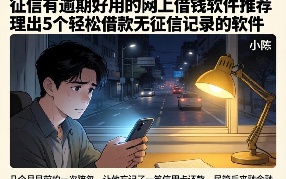 征信有逾期好用的网上借钱软件推荐,理出5个轻松借款无征信记录的软件
