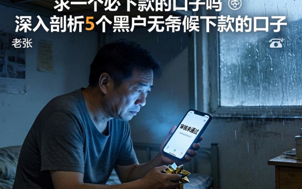 求一个必下款的口子吗,深入剖析5个黑户无条件下款的口子