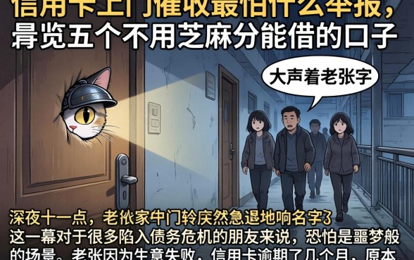 信用卡上门催收最怕什么举报，概览五个不用芝麻分能借的口子