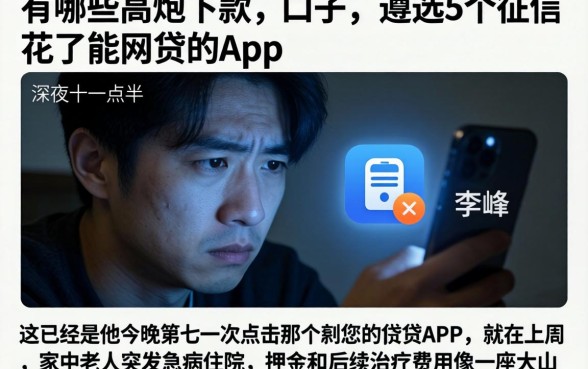有哪些高炮下款的口子，遴选5个征信花了能网贷的app