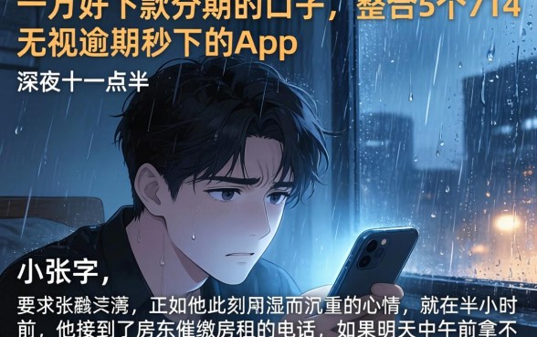 一万好下款分期的口子，整合5个714无视逾期秒下的app