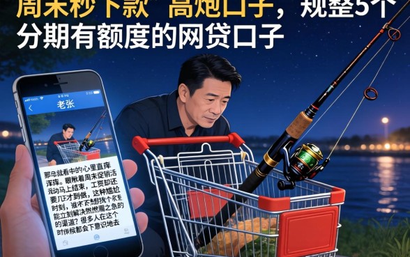 周末秒下款的高炮口子，规整5个分期有额度的网贷口子
