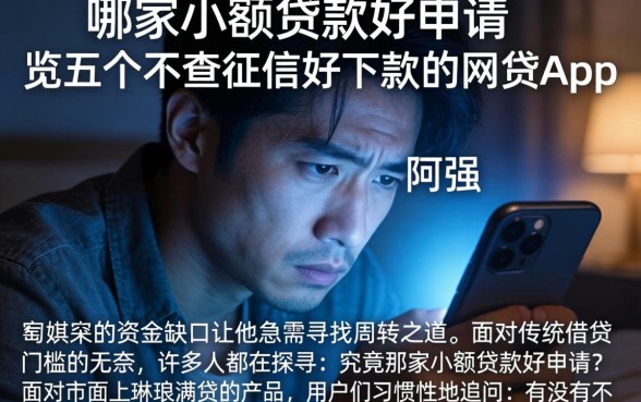 哪家小额贷款好申请，概览五个不查征信好下款的网贷app