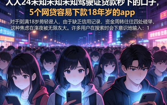 人人24未知未知未知驾驶证贷款秒下的口子，详细阐述5个网贷容易下款18岁的app