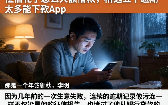 征信花了怎么大额借款，精选五个逾期太多能下款app