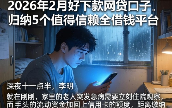 2026年2月好下款的网贷口子，归纳5个值得信赖的借钱平台