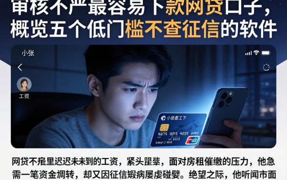 审核不严最容易下款的网贷口子，概览五个低门槛不查征信的软件