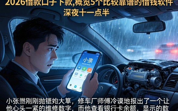 2026借款口子下款，概览5个比较靠谱的借钱软件