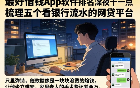 最好借钱的app软件排名,梳理五个看银行流水的网贷平台