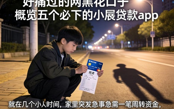 好痛过的网黑花口子,概览五个必下的小额贷款app