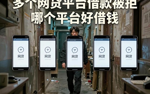 多个网贷平台借款被拒,哪个平台好借钱，陈列五个贷款通过高的口子