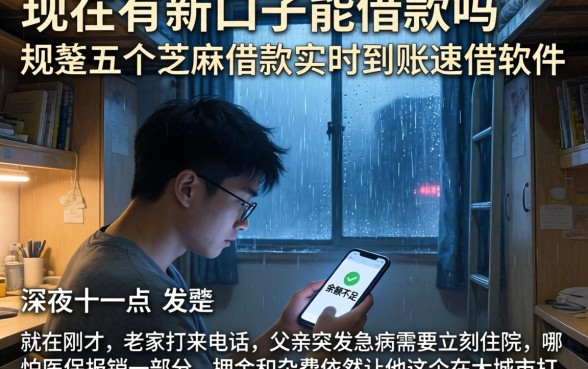现在有新口子能借款吗，规整五个芝麻借款实时到账速借软件
