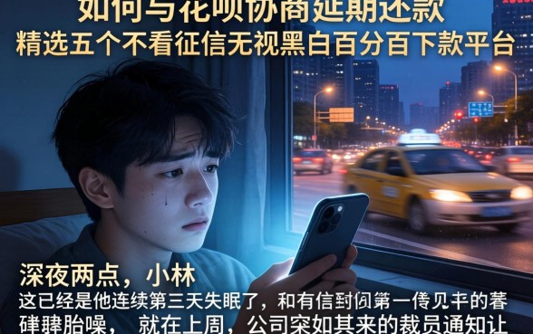 如何与花呗协商延期还款,精选五个不看征信无视黑白百分百下款平台