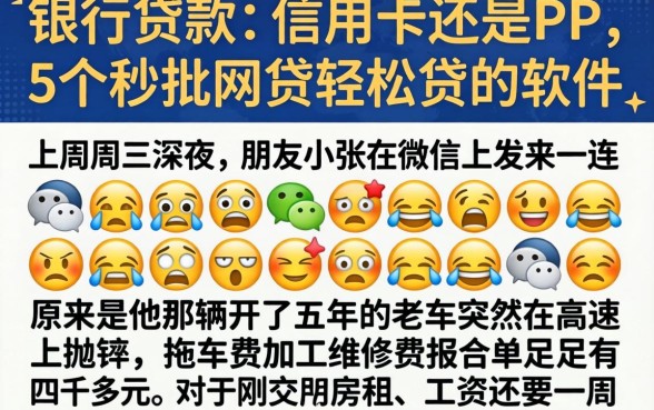 银行贷款、信用卡还是PP,罗列5个秒批网贷轻松贷的软件