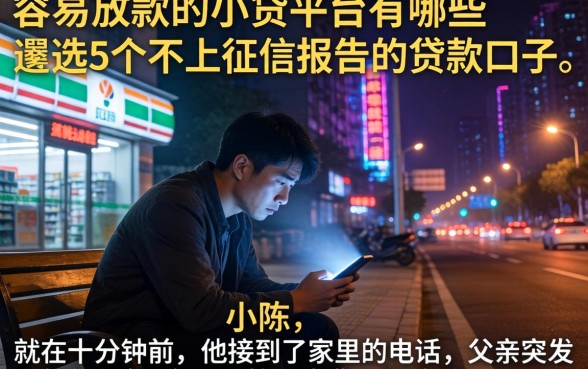 容易放款的小贷平台有哪些,遴选5个不上征信报告的贷款口子