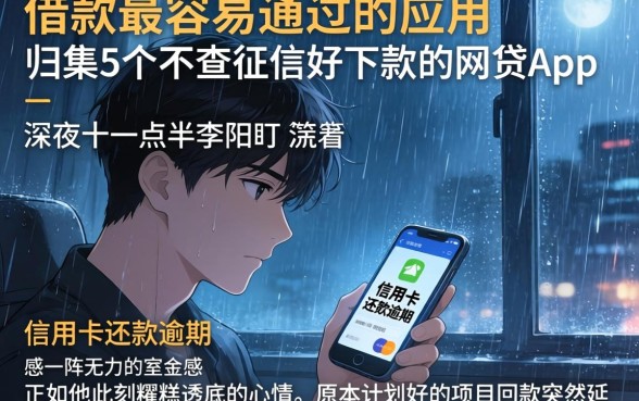 借款最容易通过的应用,归集5个不查征信好下款的网贷app