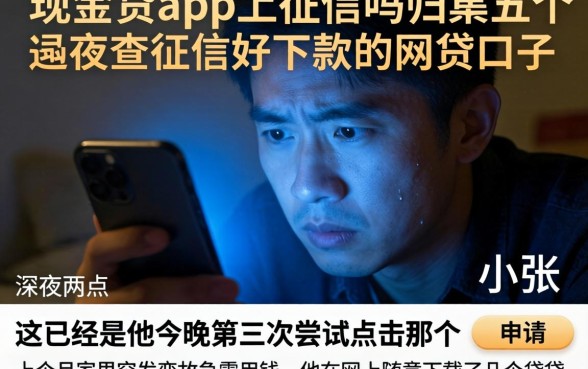 现金贷app上征信吗,归集五个不查征信好下款的网贷口子