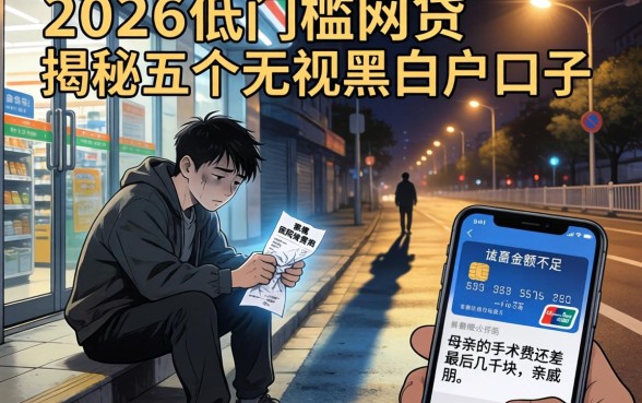 2026低门槛的网贷,揭秘五个无视黑白户口子