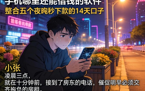 手机哪里还能借钱的软件，整合五个夜间秒下款的14天口子