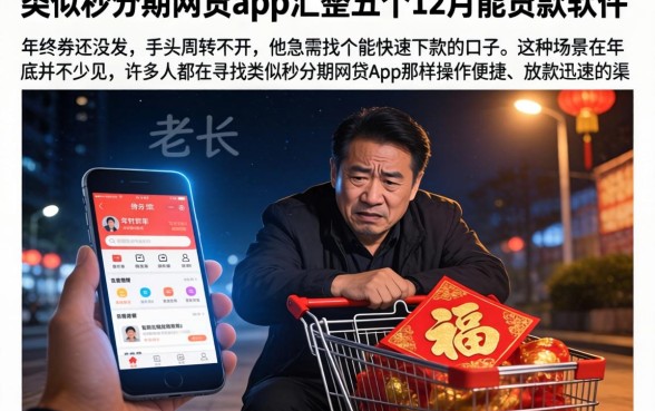 类似秒分期网贷app,汇整五个12月能贷款的软件