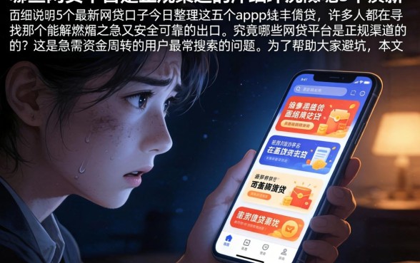 哪些网贷平台是正规渠道的，详尽说明5个最新网贷口子今日整理这五个app