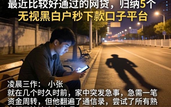 最近比较好通过的网贷,归纳5个无视黑白户秒下款口子平台