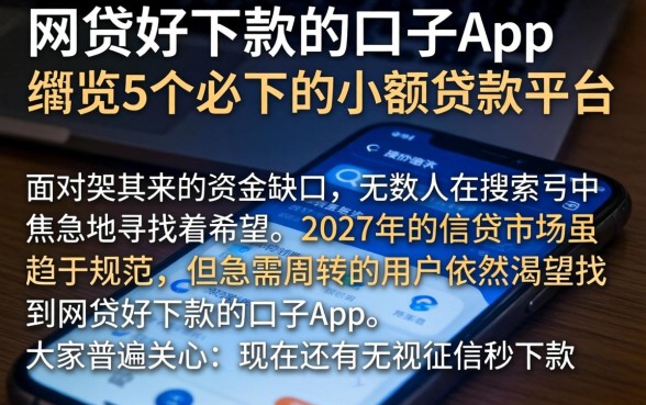网贷好下款的口子app，概览5个必下的小额贷款平台
