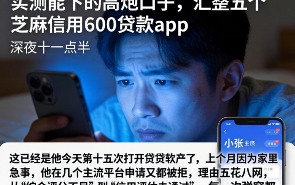 实测能下的高炮口子，汇整五个芝麻信用600贷款app