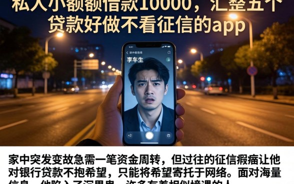 私人小额度借款10000，汇整五个贷款好做不看征信的app