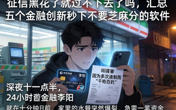 征信黑花了就过不下去了吗,汇总五个金融创新秒下不要芝麻分的软件