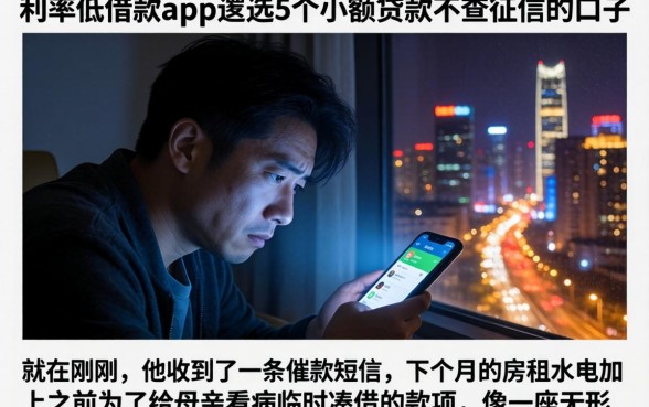 利率低的借款app,遴选5个小额贷款不查征信的口子