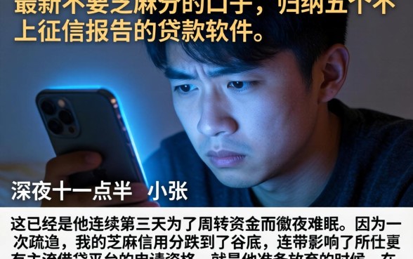 最新不要芝麻分的口子，归纳五个不上征信报告的贷款软件