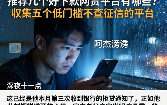 推荐几个好下款的网贷平台有哪些，归集五个低门槛不查征信的平台