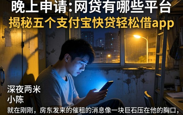 晚上申请的网贷有哪些平台，揭秘五个支付宝快贷轻松借app