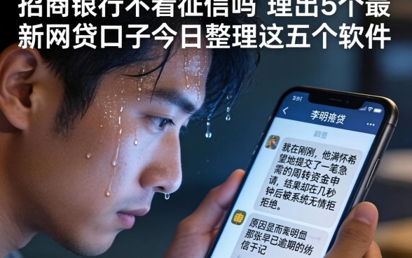 招商银行不看征信吗,理出5个最新网贷口子今日整理这五个软件