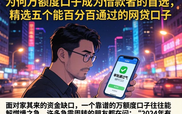 为何万额度口子成为借款者的首选，精选五个能百分百通过的网贷口子